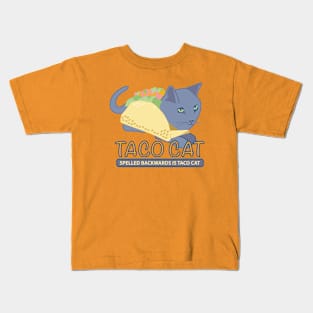 TACO CAT Kids T-Shirt